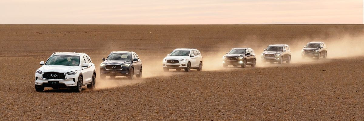 INFINITI QX Series Gobi Desert exploration project